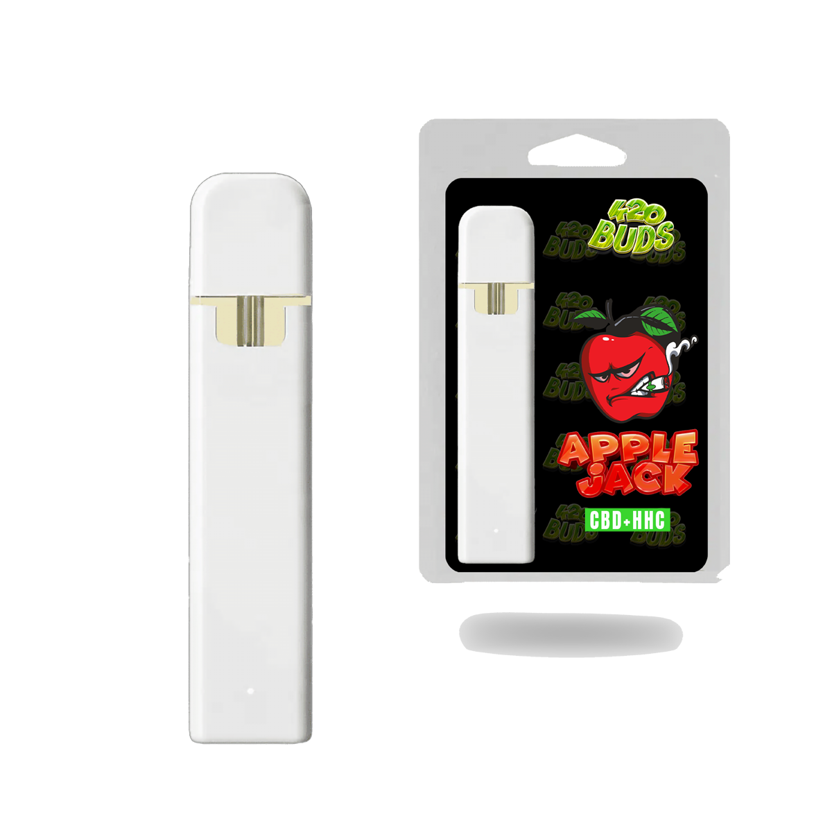 Apple Jack 95% HHC vape pen with apple and spice-inspired flavour profile