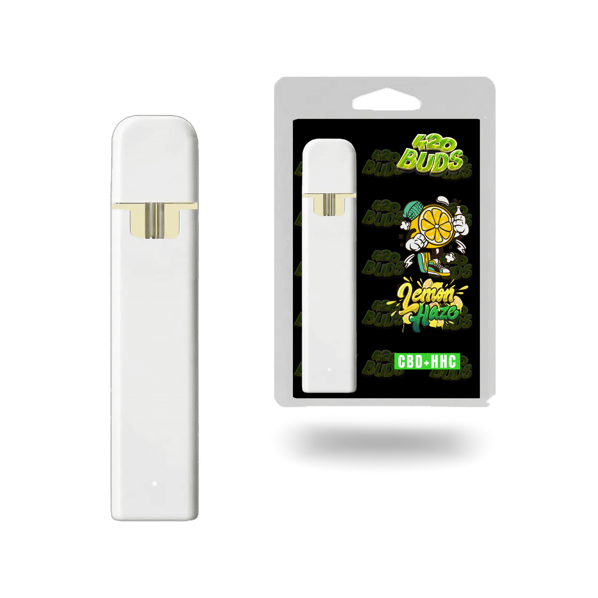 Lemon Haze 95% HHC Vape Pen rechargeable disposable device