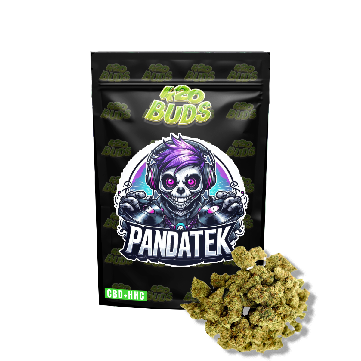 Pandatek Buds CBD Flower – Premium 27.23% CBD hemp flower with citrus and wood notes