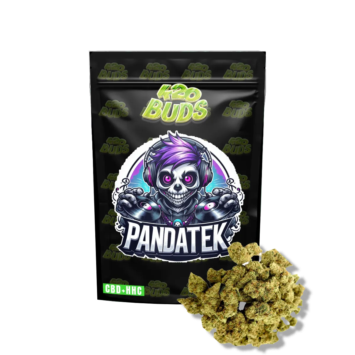 Pandatek Buds CBD Flower – Premium 27.23% CBD hemp flower with citrus and wood notes