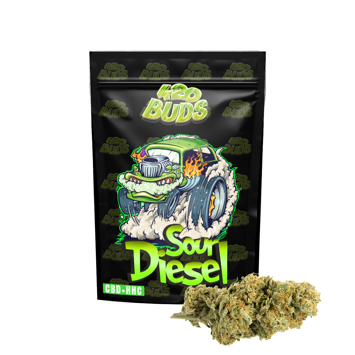 Sour Diesel CBD Flower 25.19% hemp bud