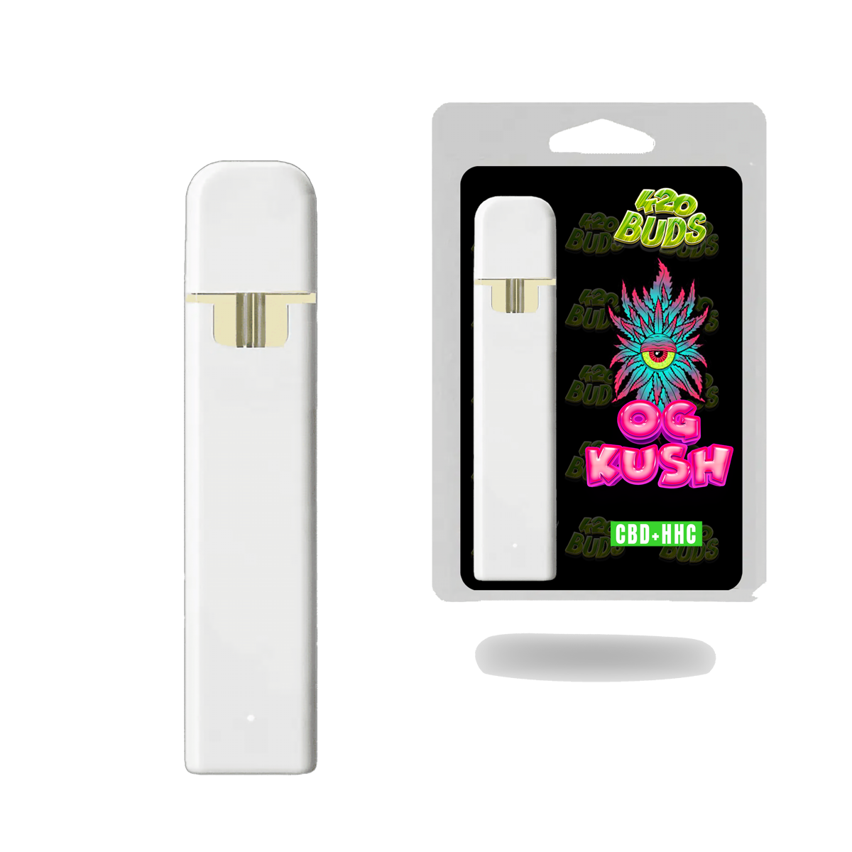OG Kush 95% HHC Vape Pen disposable rechargeable device