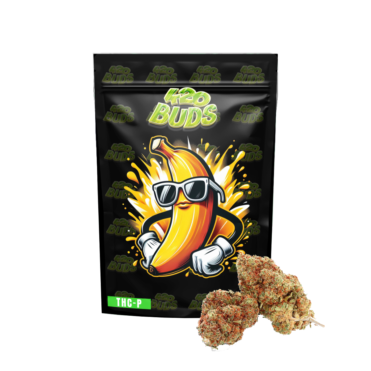 Banana Haze THC-P Flower 31.48% indoor-grown hemp buds