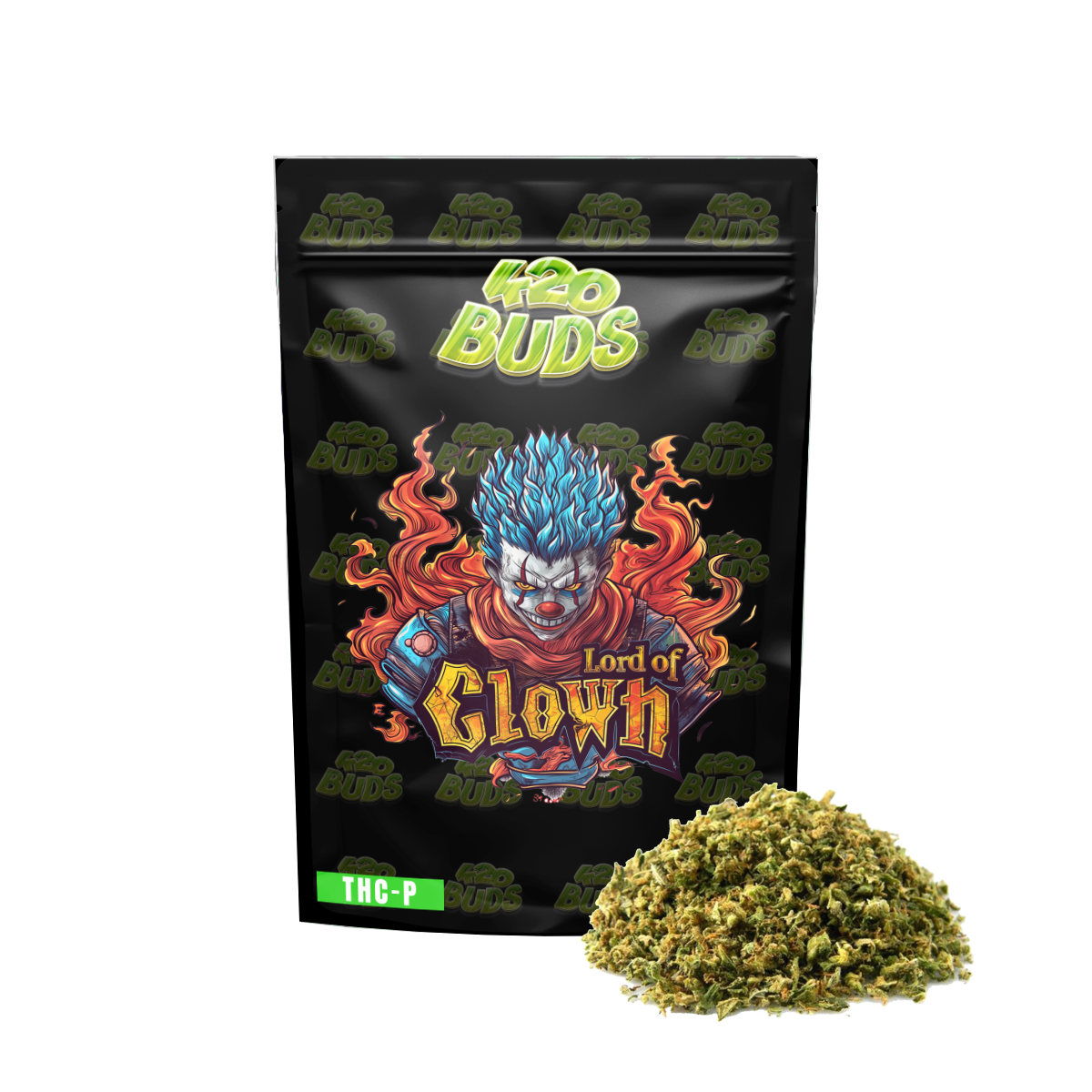 Clown Haze THC-P Flower indoor-grown dense mini buds