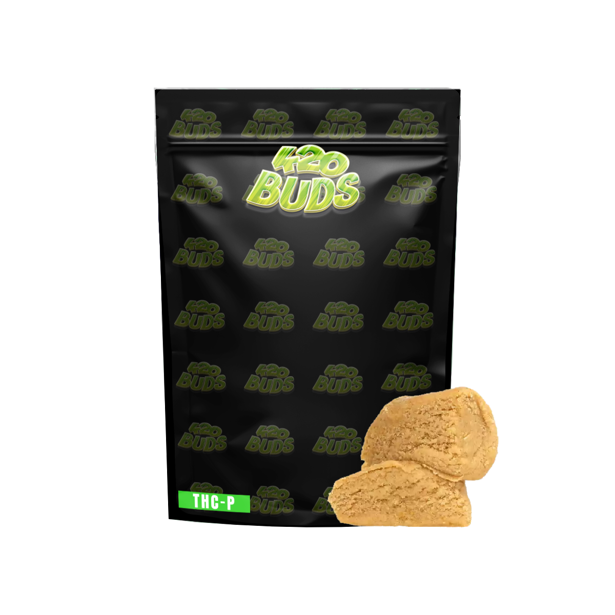 Frosted Blaze THC-P Hash Polm with sweet, earthy flavors