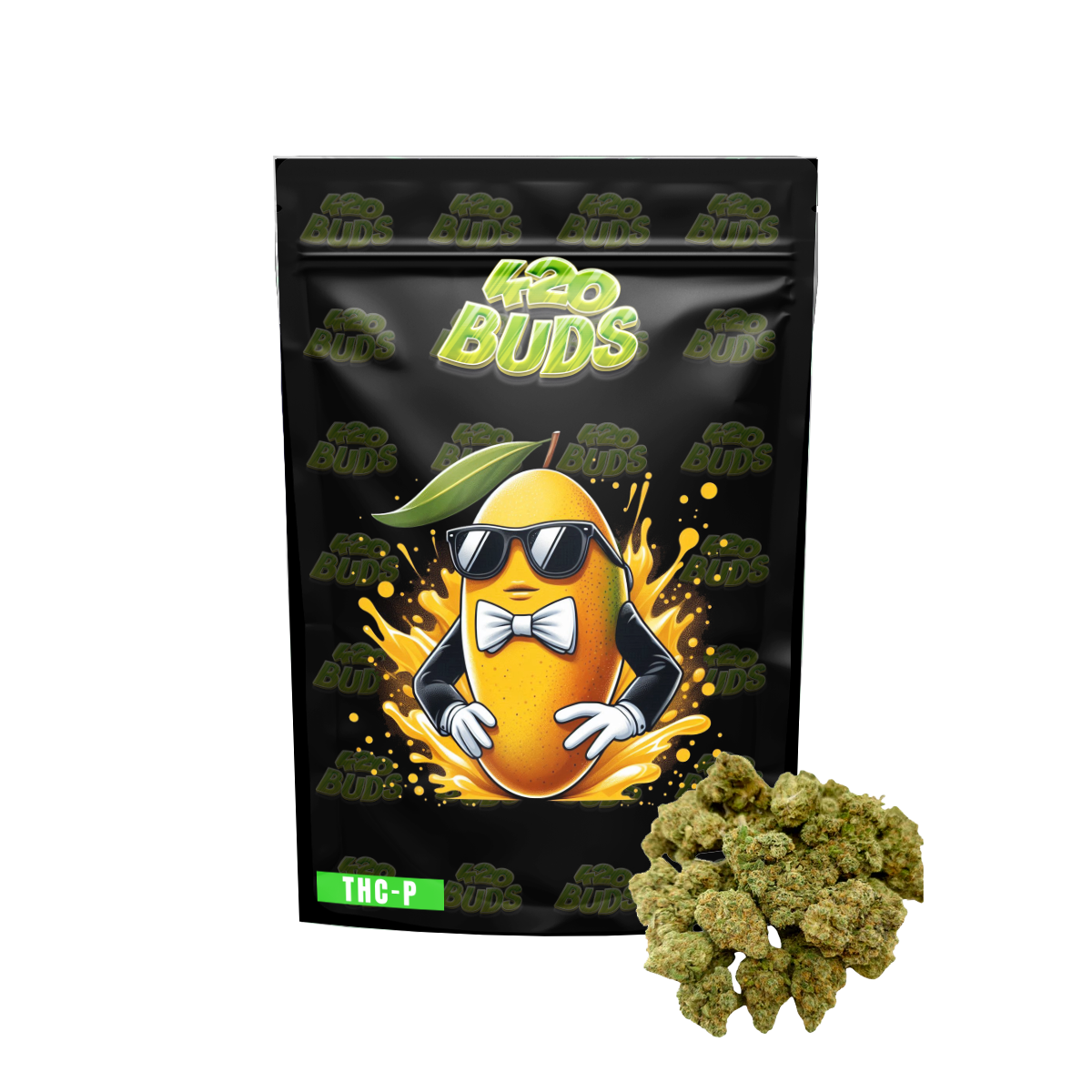 Mango Haze THC-P Flower 32.28% indoor-grown hemp buds