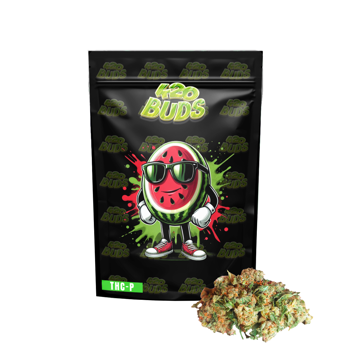 Melon Haze THC-P Flower 30.51% dense buds with earthy and fruity tones