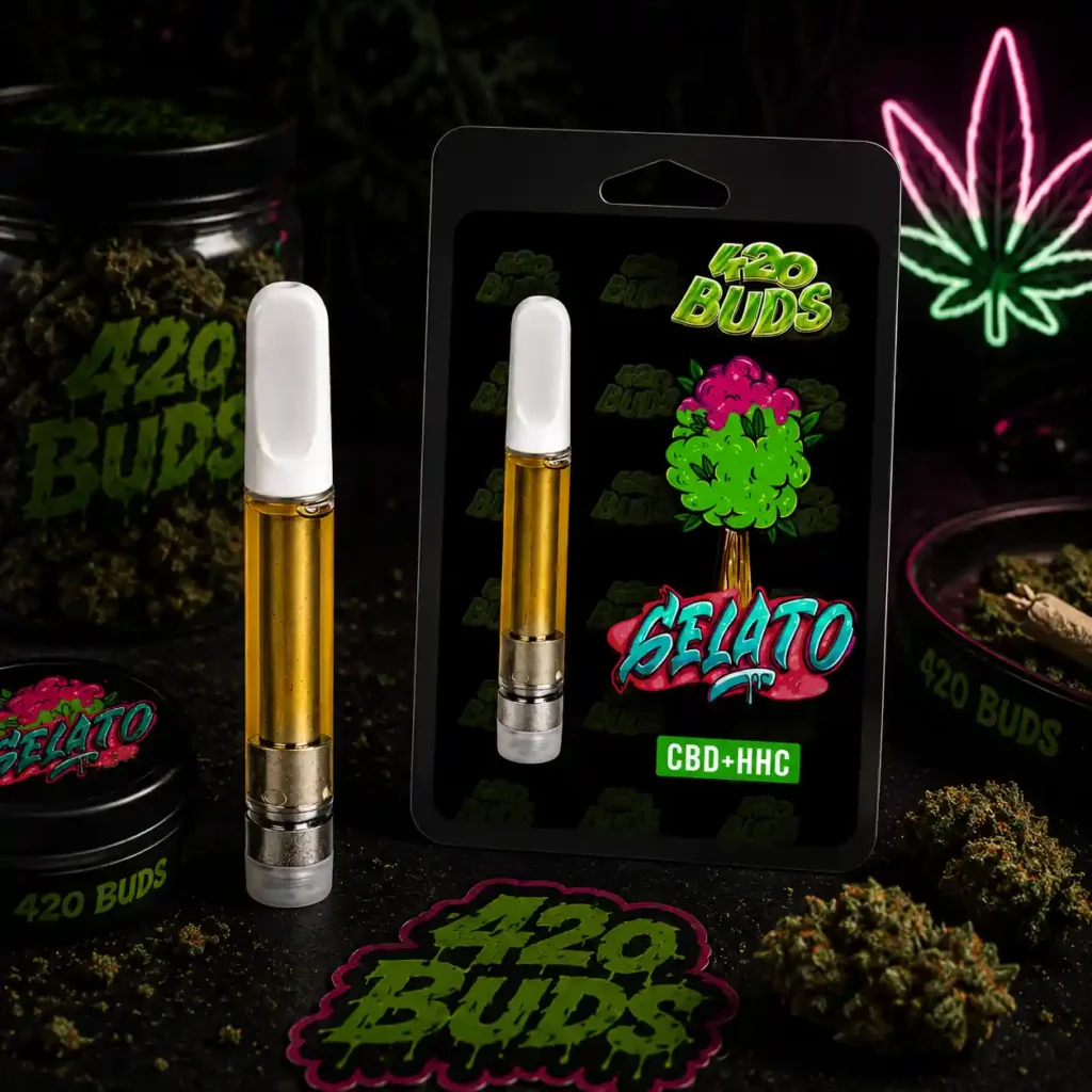 CBG Carts at 420 Bud Shop