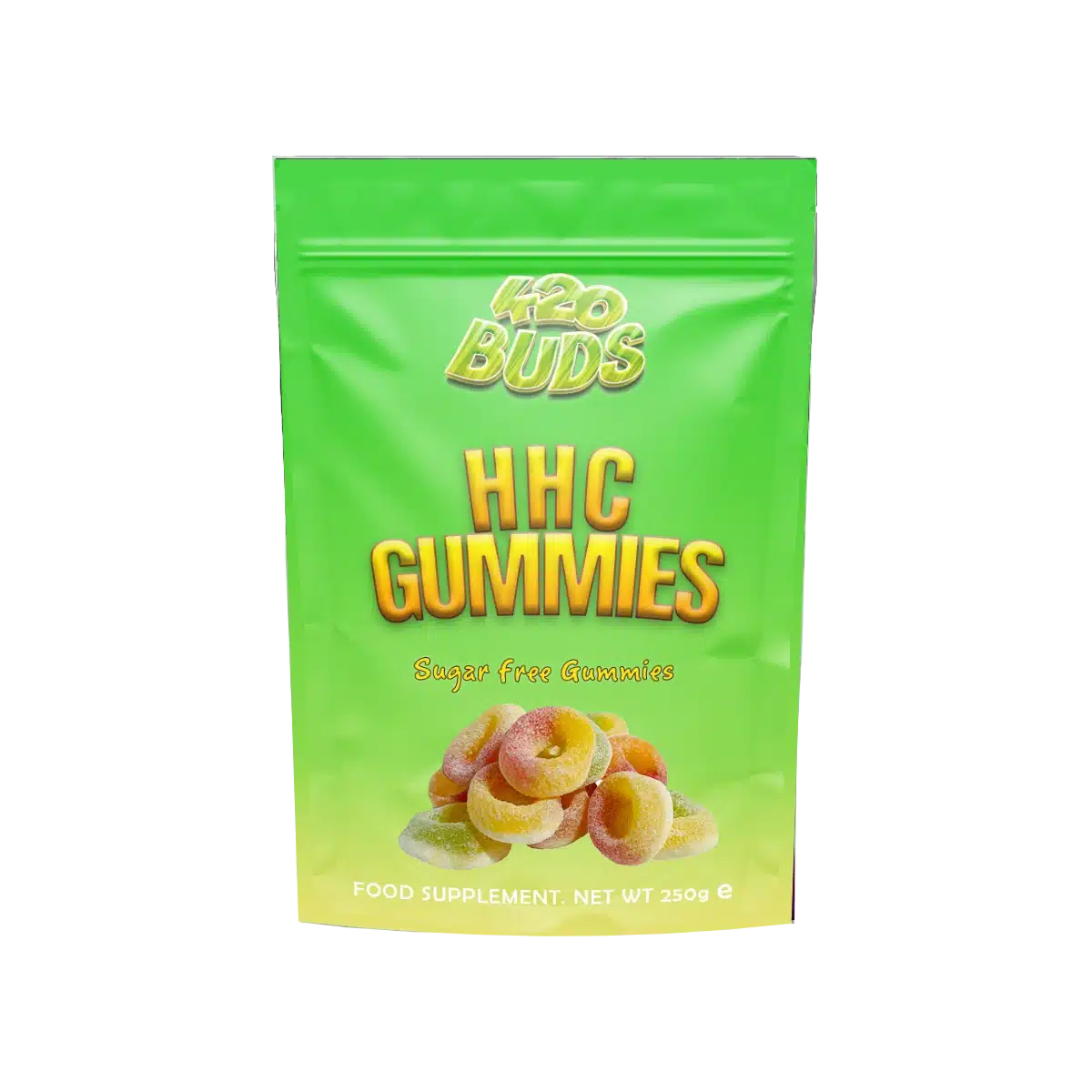 CBG Tropic Mix Rings Gummies vegan hemp gummies in UK packaging