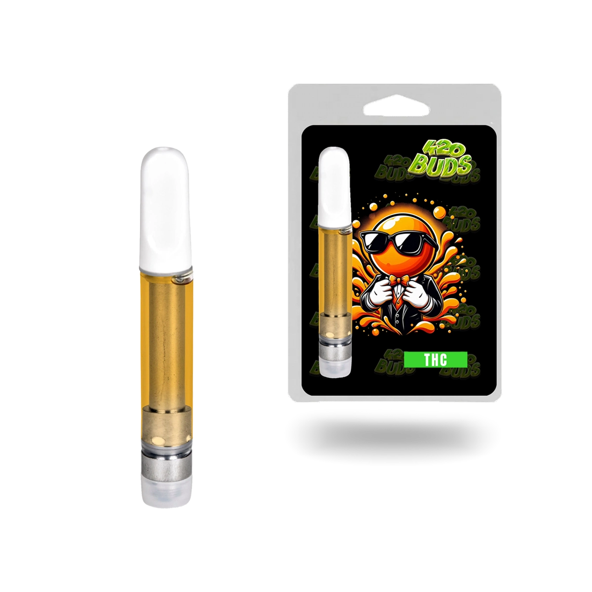Orange 90% CB9 Vape Cartridge