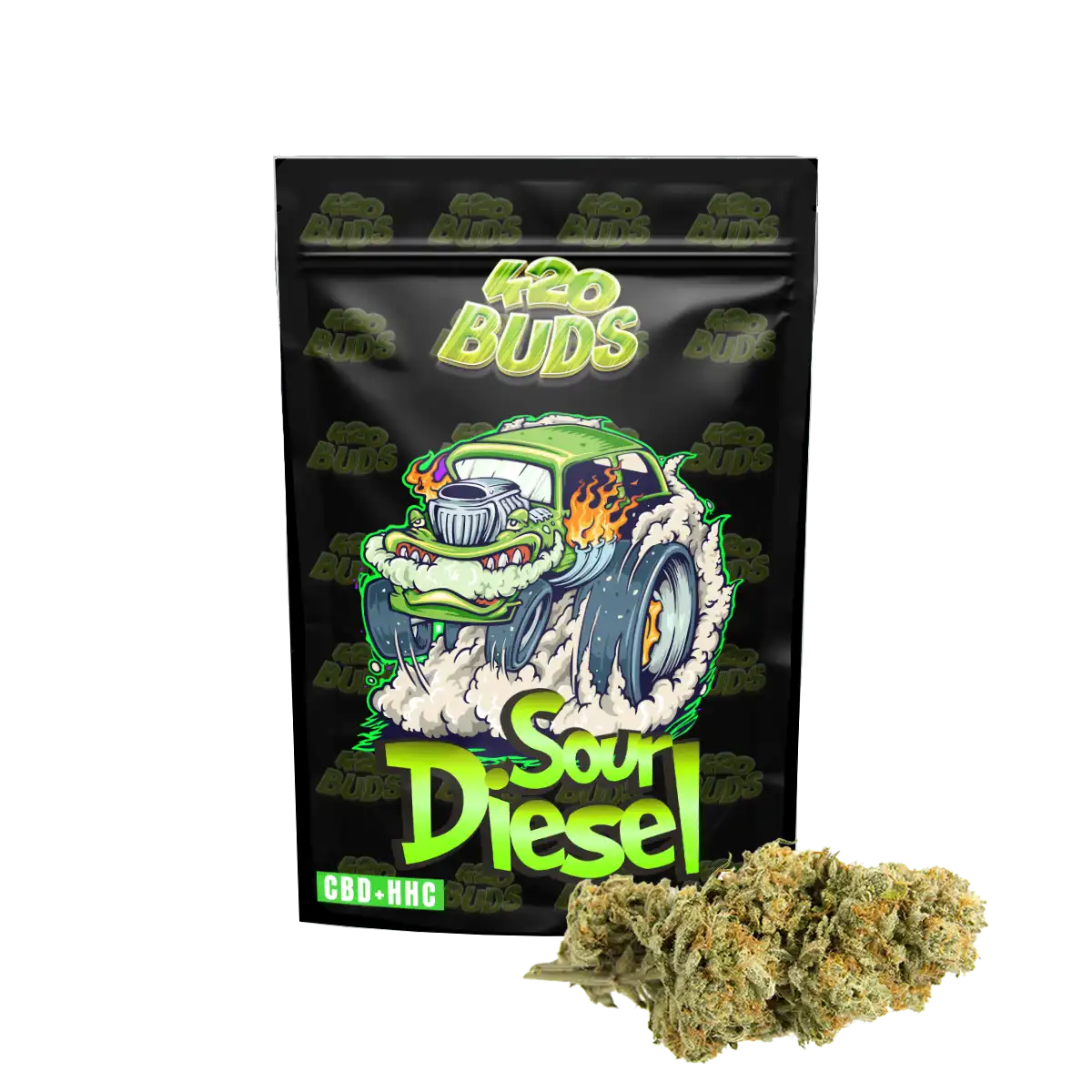 Sour Diesel CB9 Flower 17.89% premium hemp flower