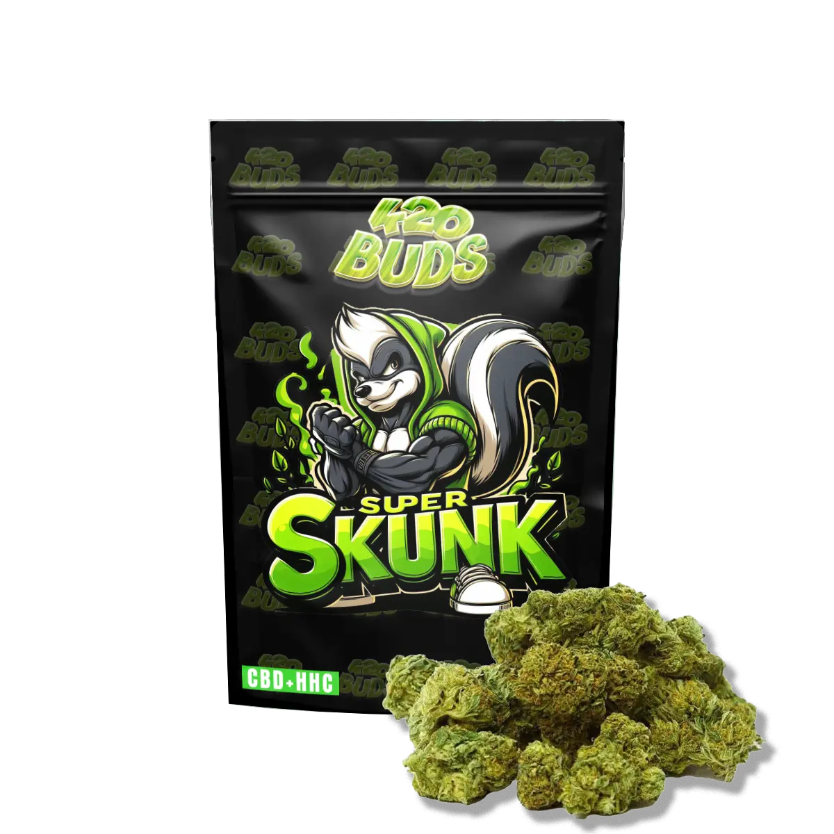 Super Skunk CB9 Flower 15.42% premium hemp flower